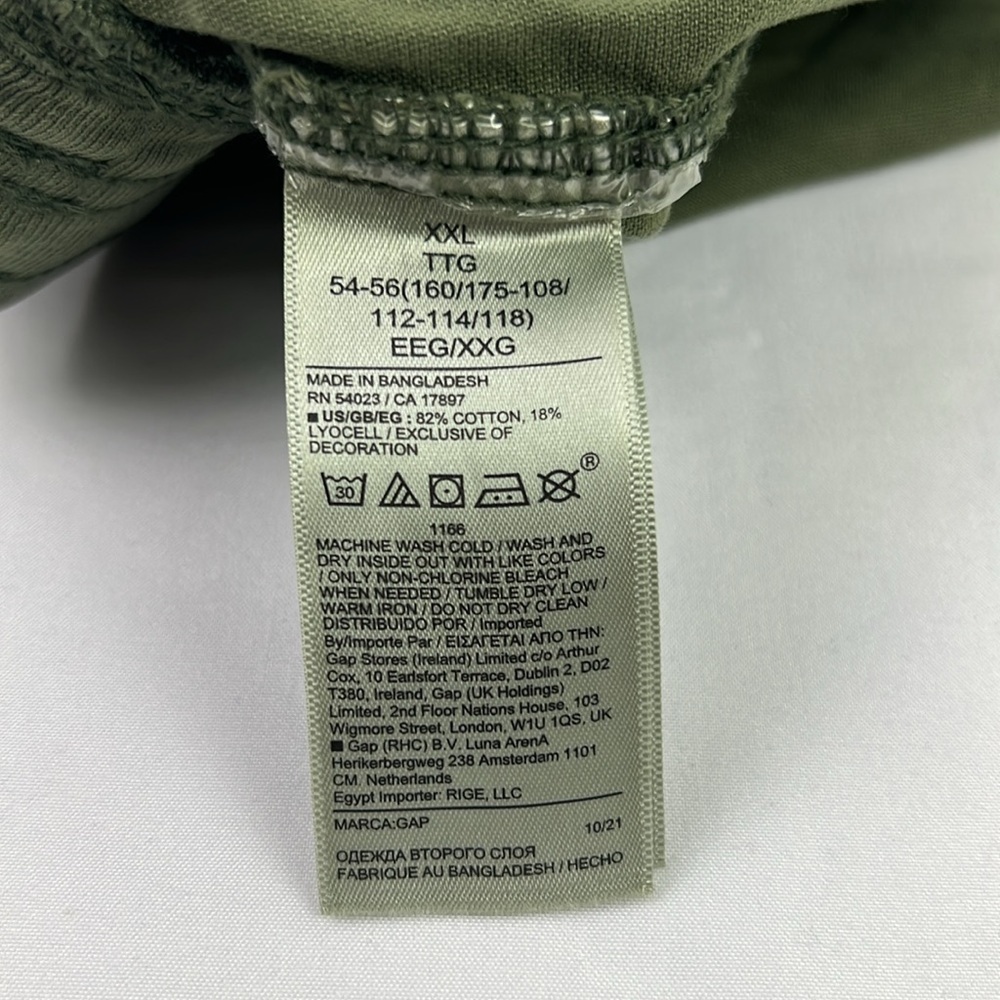 Gap New Women’s XXL Pockets Pull-on Drawstring Tie Waistband Green Short - Picture 4 of 7